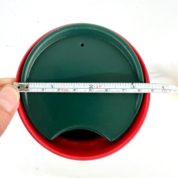 Starbucks Christmas Limited Edition Ornaments Ceramic Travel Mug- 2019 Red Green - Picture 10 of 12